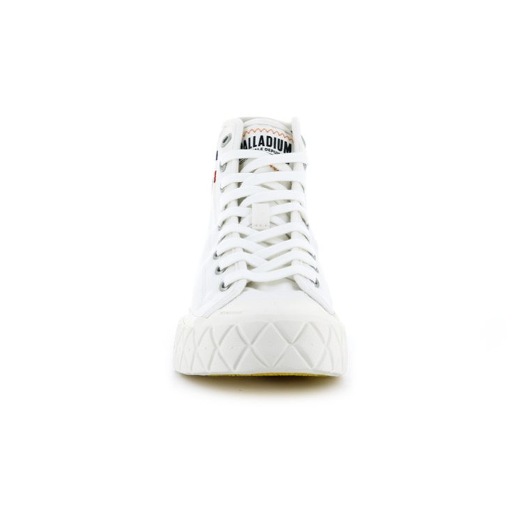 Palladium Palla Ace Canvas High Tops Men's Sneakers White | UK I637-ABN